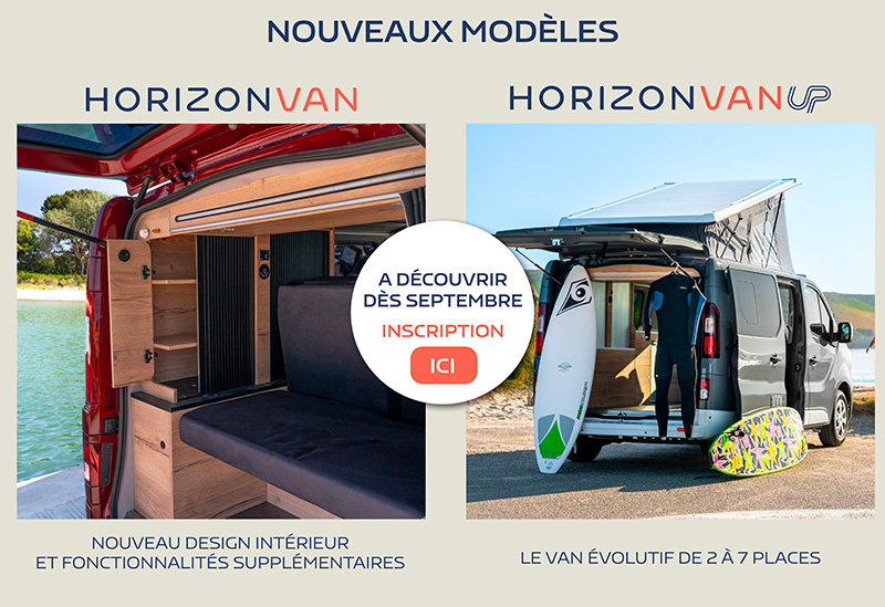 nouveaux modeles HorizonVan Glenan van modulable plus de fonctionnalites
