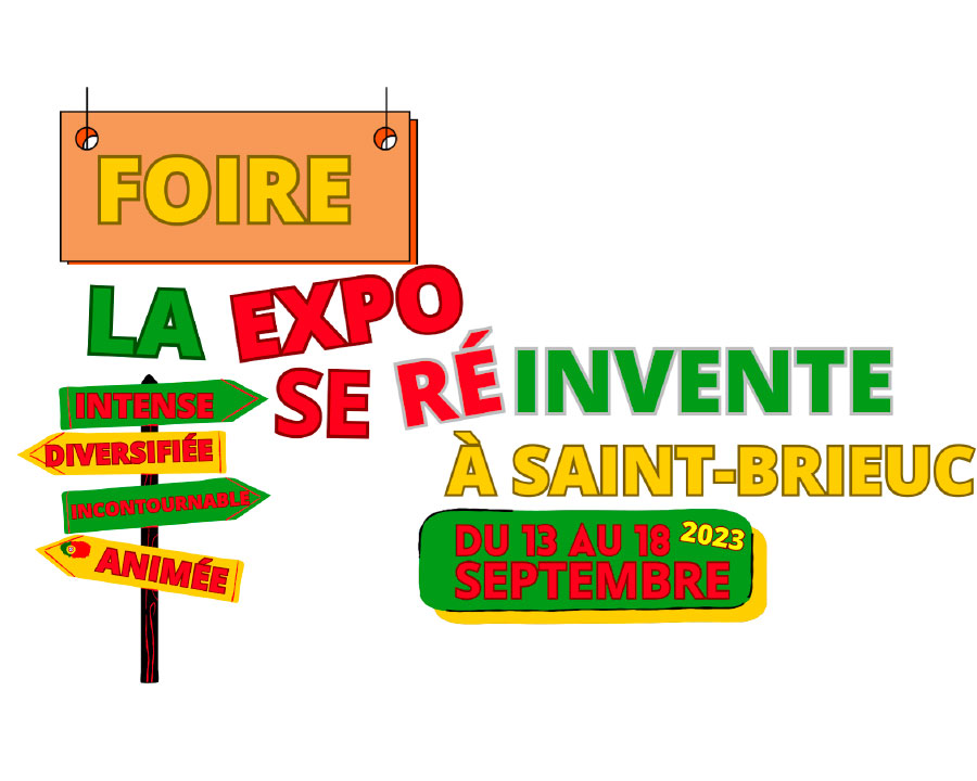 Affiches Foire de St Brieuc du 13 au 18 septembre 2023