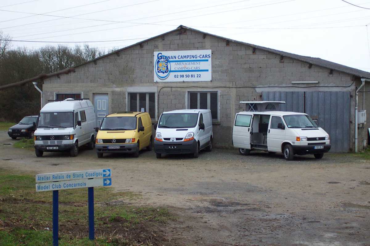 atelier Glenan Camping Cars a la mairie de concarneau en 2002