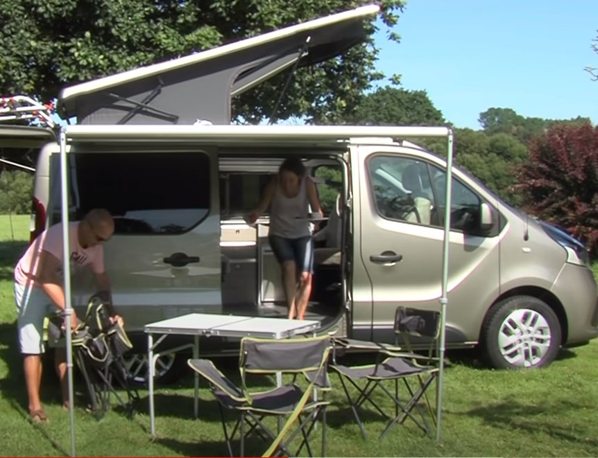 demonstration van amenage renault trafic HorizonVan