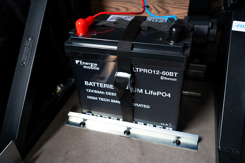 batterie lithium equipement van Glenan Concept Cars