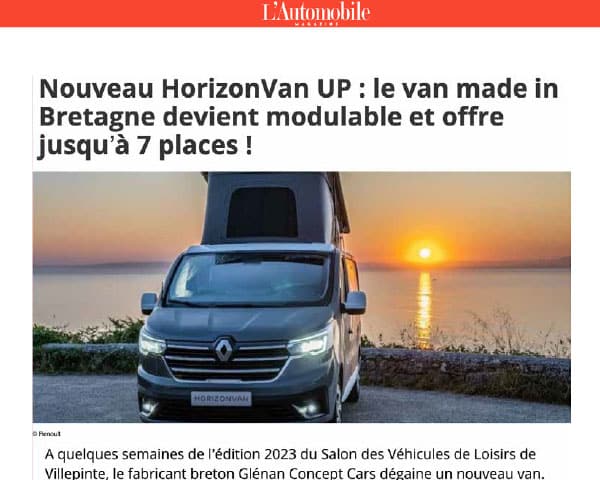 UP le van made in Bretagne offre jusqu’à 7 places