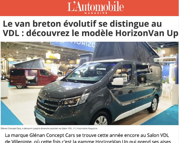 Le van breton évolutif se distingue au VDL