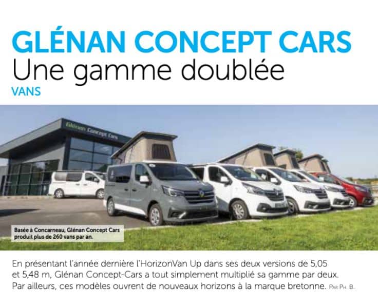 Glénan Concept Cars, une gamme doublée