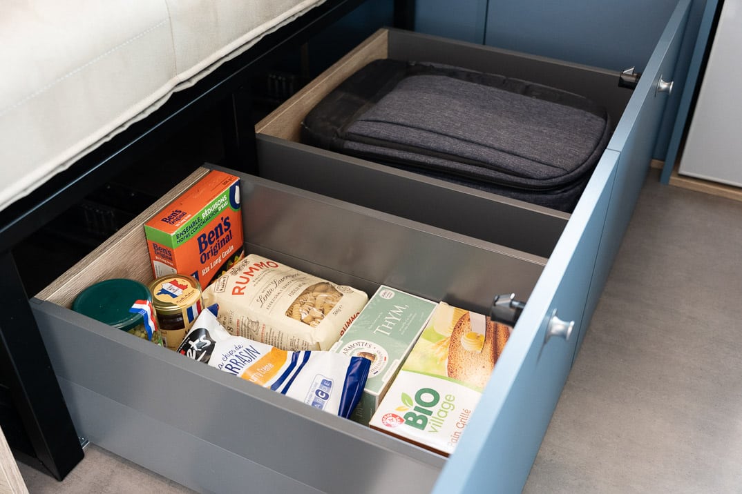 rangement sous banquette HorizonVan 4