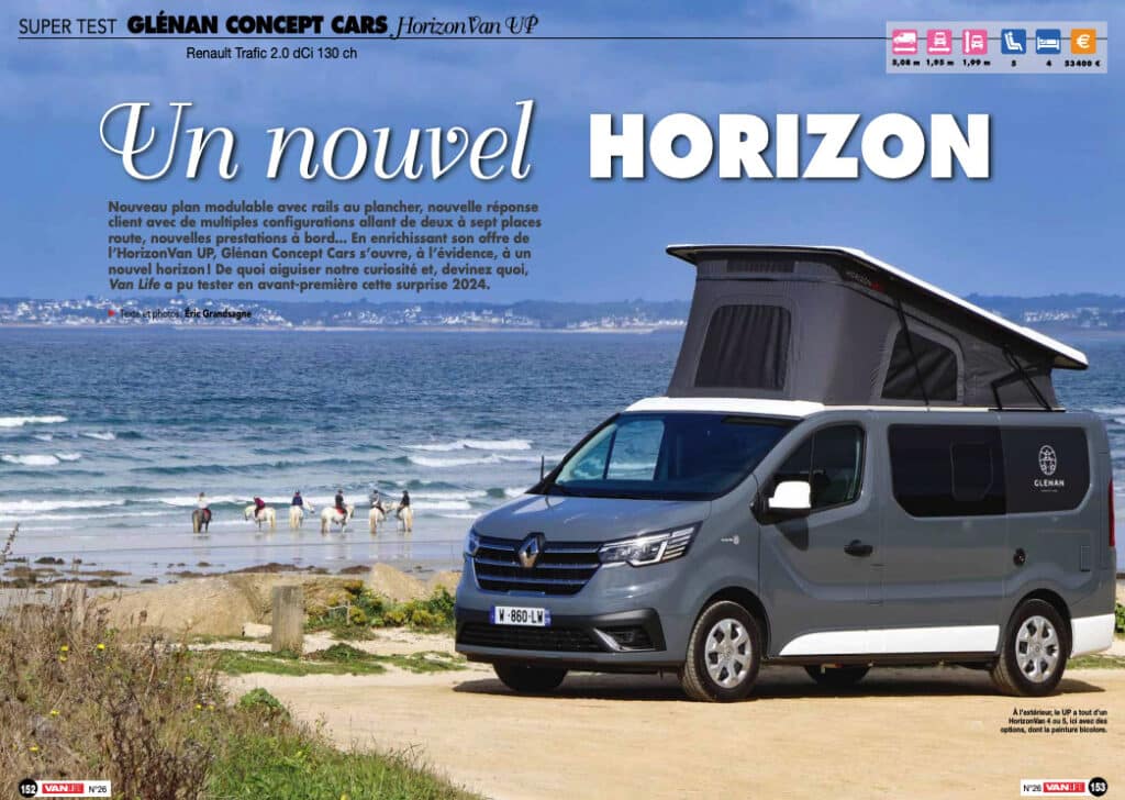 Super test HorizonVan UP L2 : un nouvel horizon